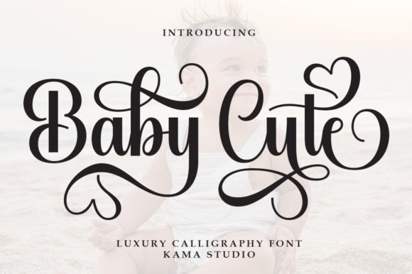 Baby Cute: A Script Font That Defines Modern Elegance