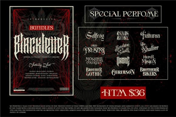 Bundles Blackletter: Bold Gothic Fonts for Strong Designs