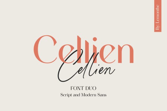 Cellien: A Font Duo for Elegant, Modern Branding