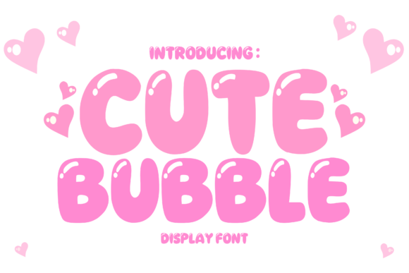 Cute Bubble Font: A Cheerful Typeface for Playful Designs