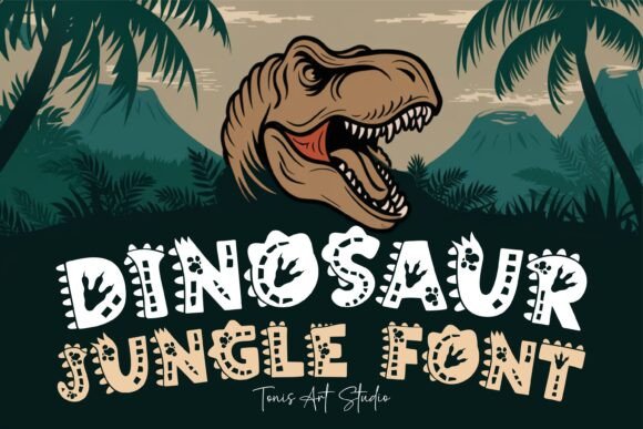 Dinosaur Jungle: A Typeface That Roars with Character