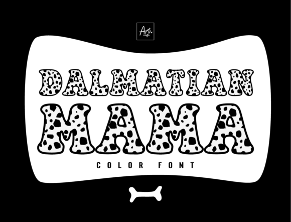 Infuse Your Designs with Playful Charm: The Dalmatian Mama Typeface