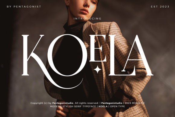 Koela: A Modern Serif with a Touch of Magic
