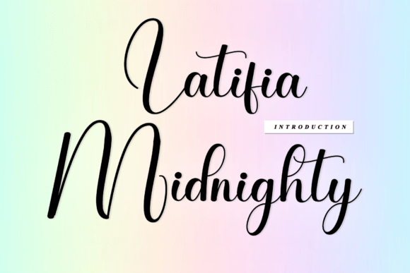 Latifia Midnighty: A Handwritten Font with Timeless Appeal