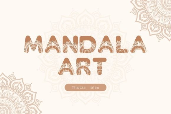 Mandala Art Font: A Creative Choice for Unique Branding