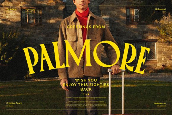 Palmore: A Vintage Typeface with Modern Rhythm