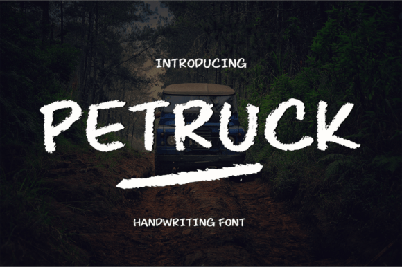 Petruck: Your Go-To Handwritten Font for Authentic Branding