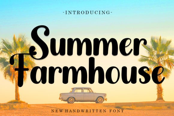 Summer Farmhouse: A Handwritten Font for Authentic Design