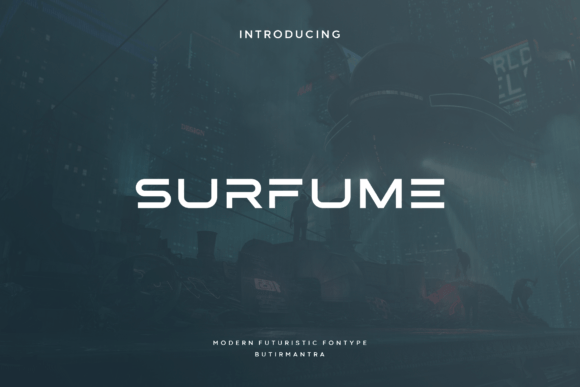 Surfume: The Futuristic Font for Modern Creators