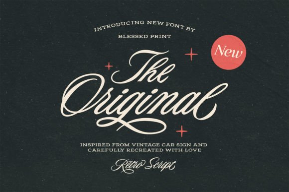 The Original Script: A Vintage Typeface for Modern Brands