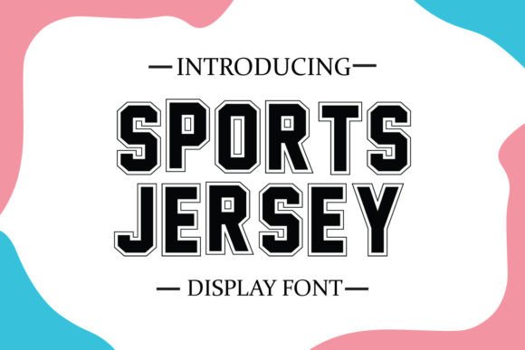 Unleashing Team Spirit: The Sports Jersey Display Font