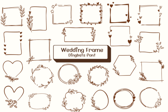 Wedding Frame: Elevate Your Designs with Hand-Drawn Charm